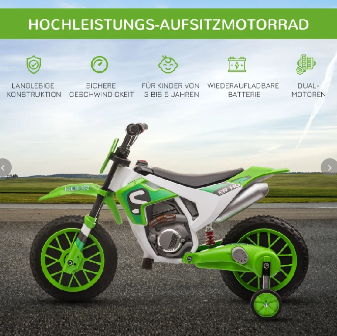 Kindermotorrad Elektromotorrad