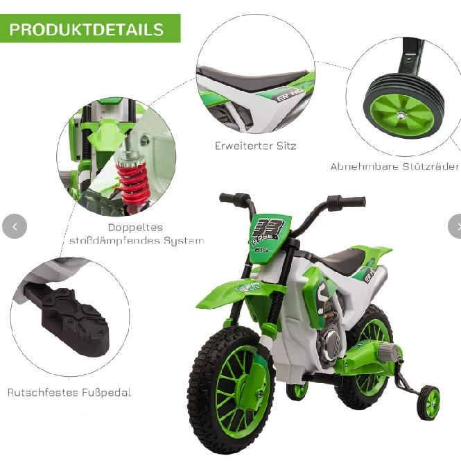Kindermotorrad Elektromotorrad