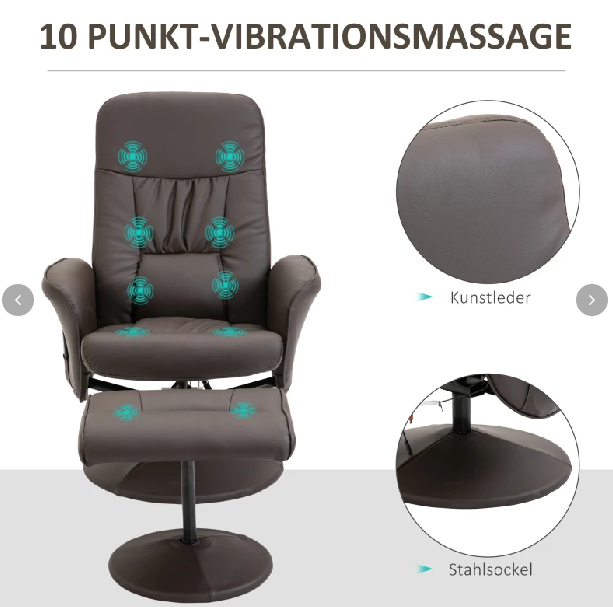 Relaxsessel mit Fußhocker