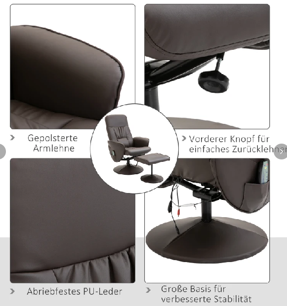Relaxsessel mit Fußhocker
