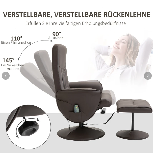 Relaxsessel mit Fußhocker