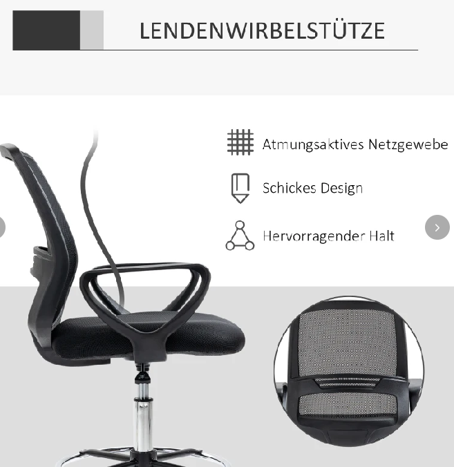 Ergonomischer Drehstuhl Bürostuhl