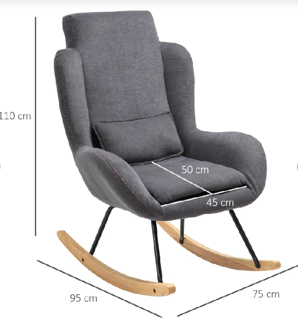 Schaukelstuhl Liegestuhl Lesesessel