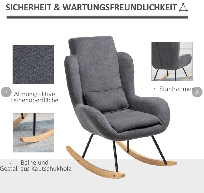 Schaukelstuhl Liegestuhl Lesesessel
