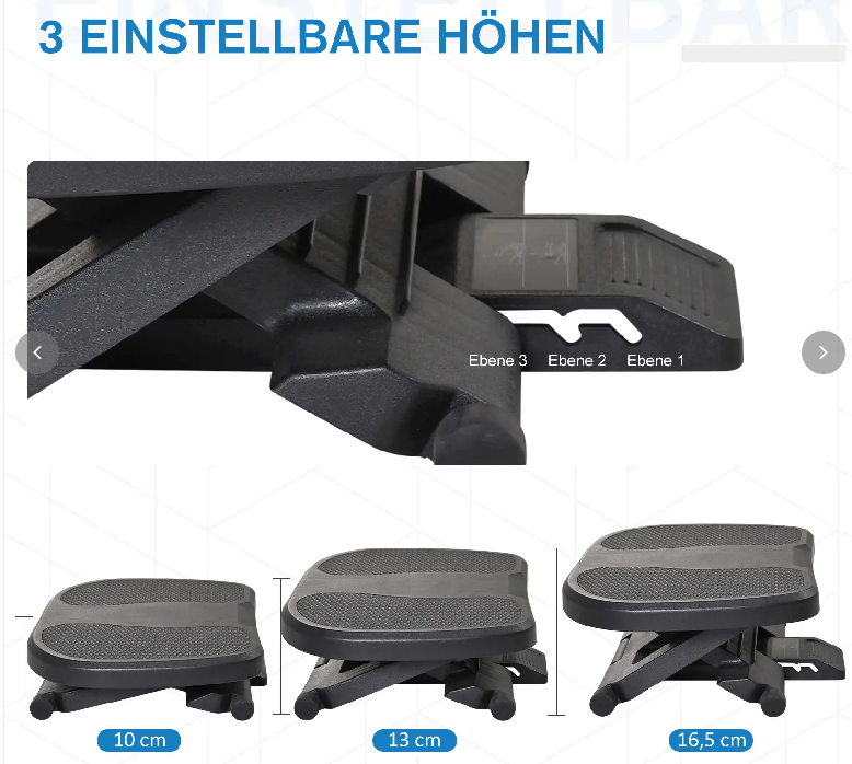 Fußstütze, Fußablage