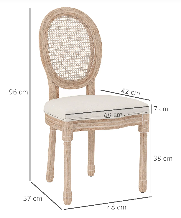 Küchenstühle Vintage Design 4er set
