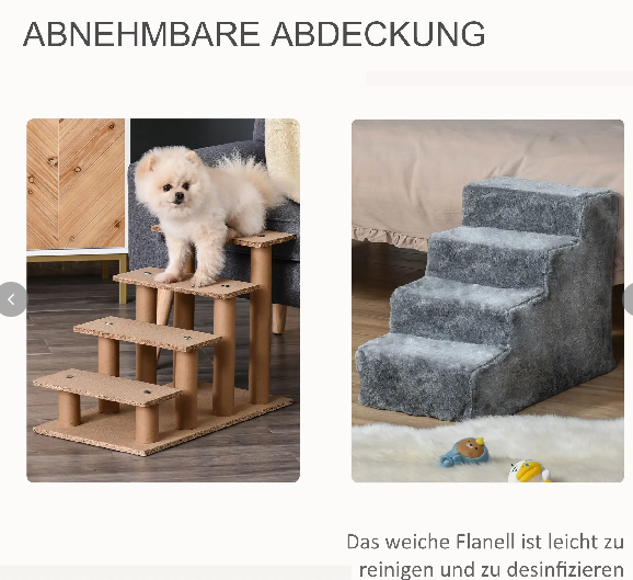 Haustiertreppe für Hunde und Katzen