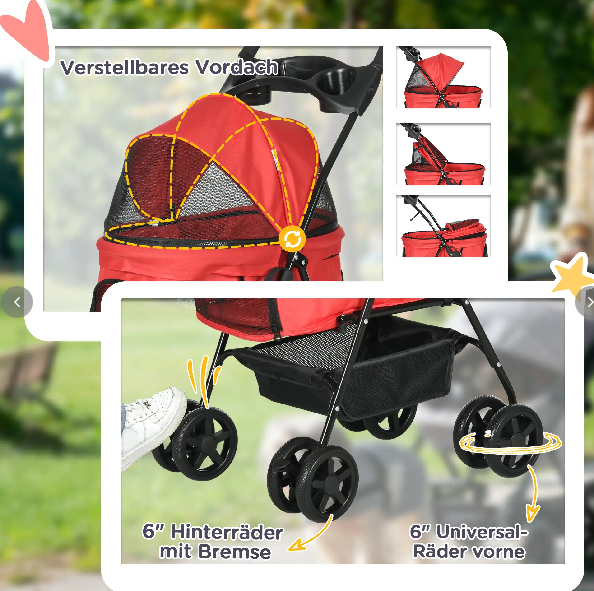 Hundebuggy Hundewagen