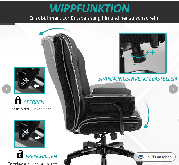 Bürostuhl Ergonomisch