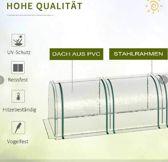 Tunnelgewächshaus