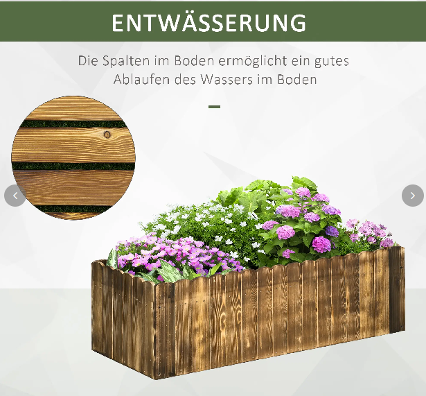 Hochbeet Pflanzkasten Kräuterbeet Pflanzbeet