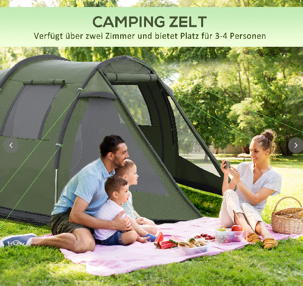 Campingzelt für 3-4 Personen