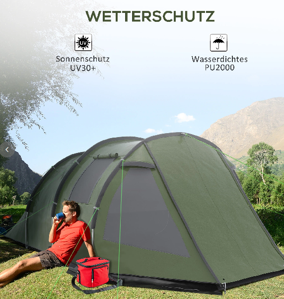 Campingzelt für 3-4 Personen