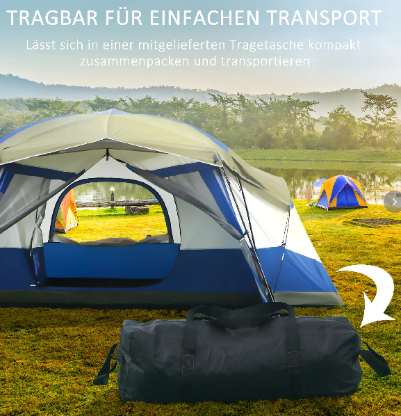 Camping Zelt 6-8 Personen