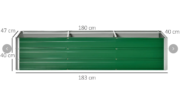 Stahl-Hochbeet