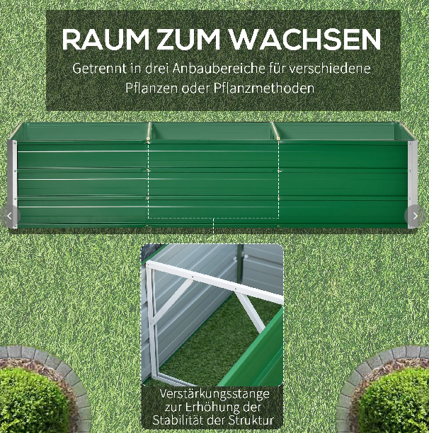 Stahl-Hochbeet