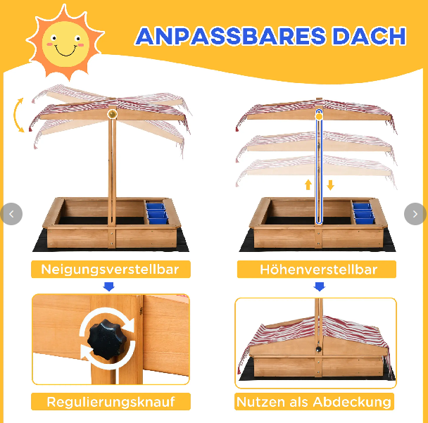 Sandkasten Sandkiste