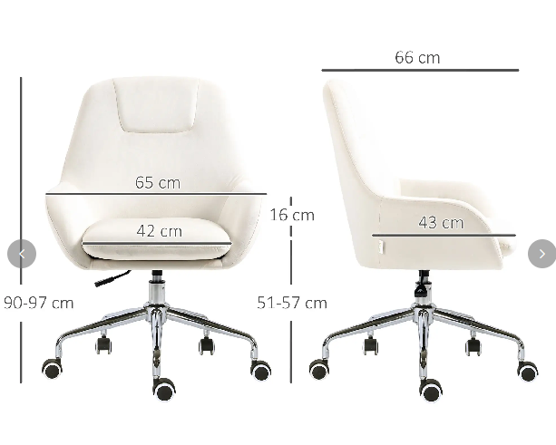 Bürostuhl im Retrodesign