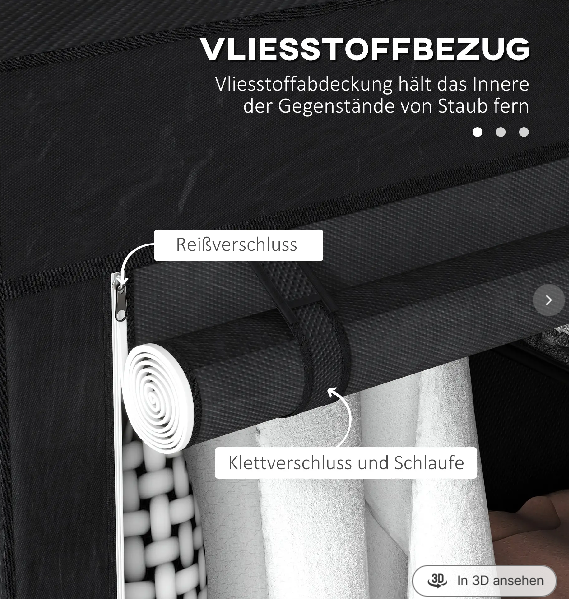 Kleiderschrank Stoffschrank