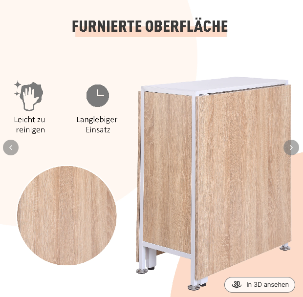 Klapptisch Esstisch