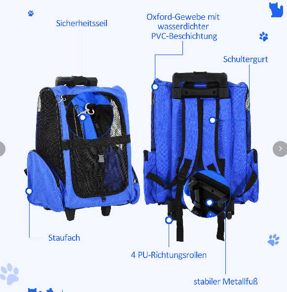Hundetransporttasche, Haustierrucksack