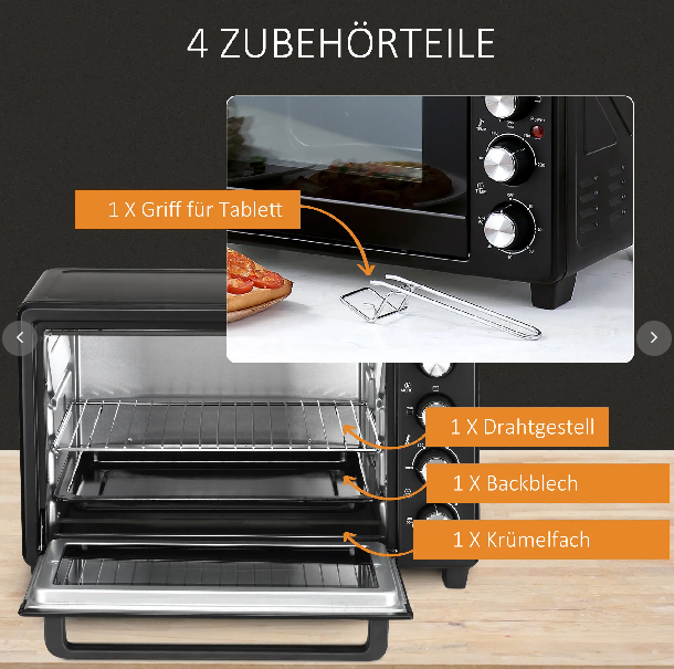 Mini-Ofen Toasterofen