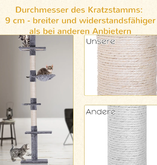 Kratzbaum Deckenhoch