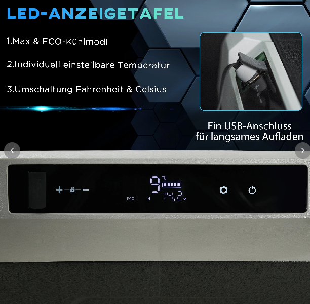 Kühlbox Auto 40L Kompressor