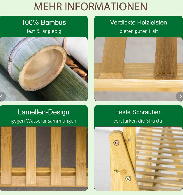 Blumentreppe aus Holz Pflanzenständer Leiterregal