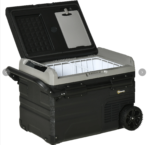Kühlbox Auto 40L mit LED-Beleuchtung Kompressor
