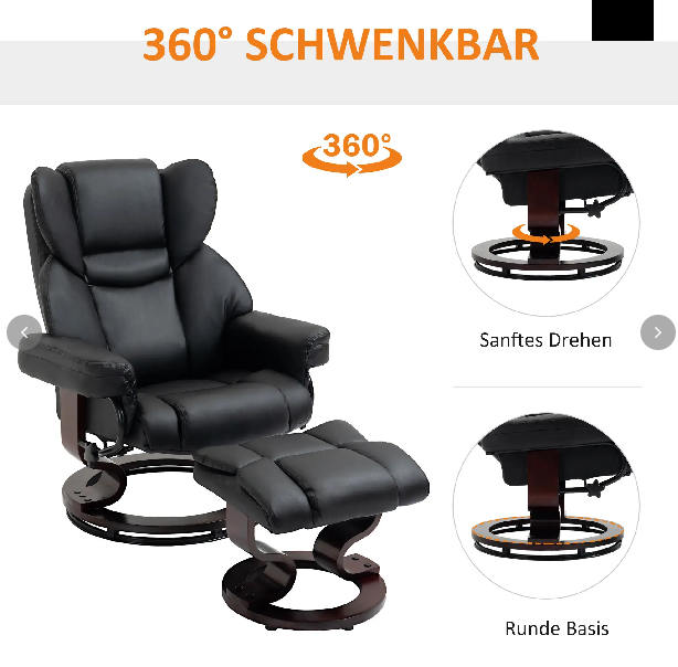 Relaxsessel mit Hocker