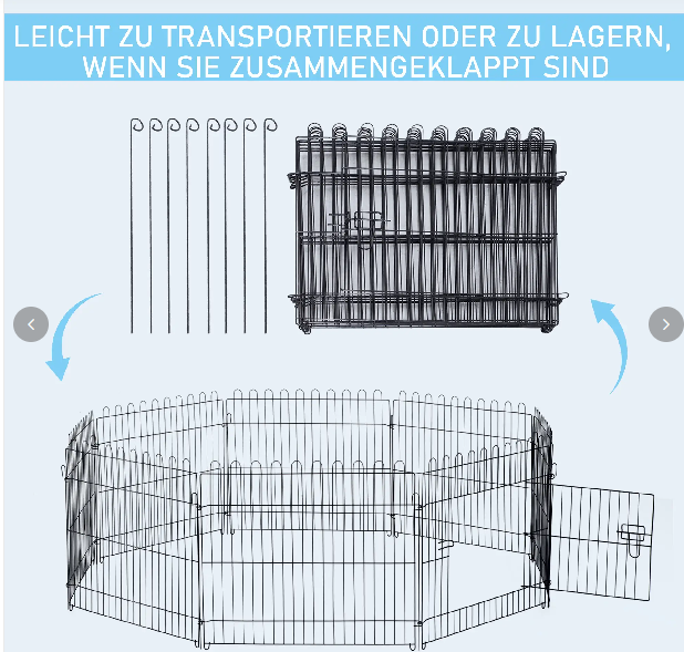 Welpenauslauf Welpenzaun Laufstall Freilaufgehege