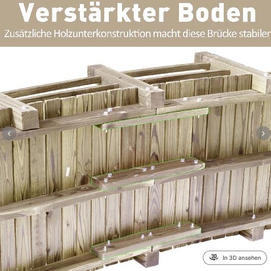Gartenbrücke Holzbrücke Holzsteg Teichbrücke