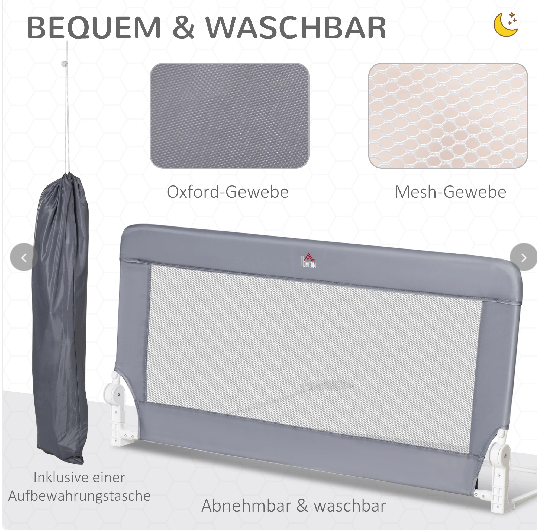 Bettschutzgitter