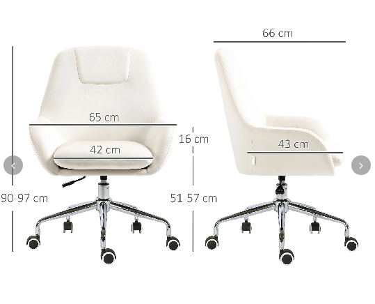 Bürostuhl im Retrodesign