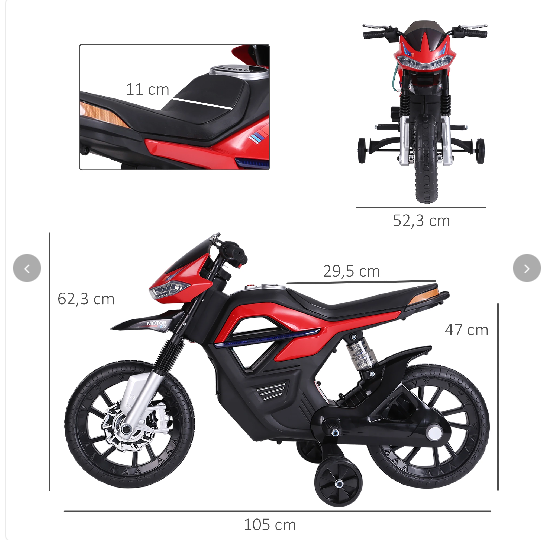 Kindermotorrad Kinder-Elektromotorrad