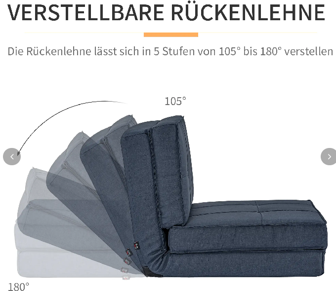 Schlafsessel Bodenstuhl