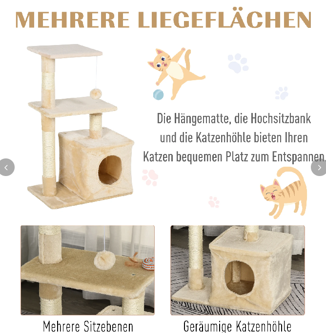 Kratzbaum mit Sisal