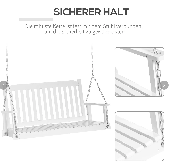 Gartenschaukel Schaukelbank Hängebank