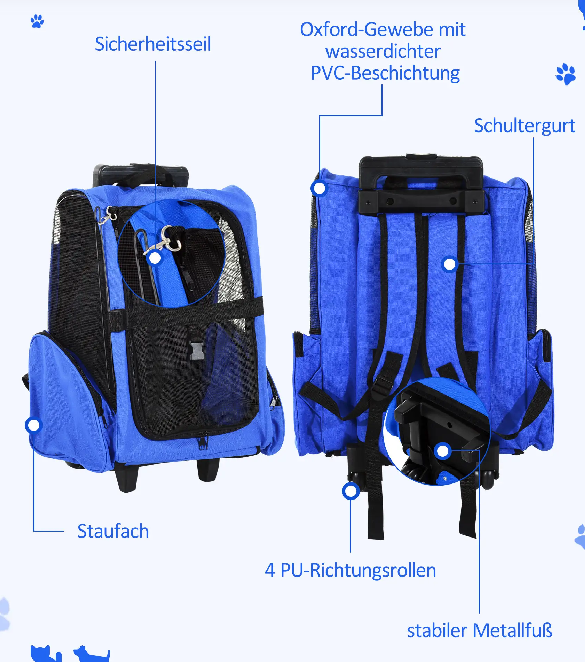 Hundetransporttasche, Haustierrucksack