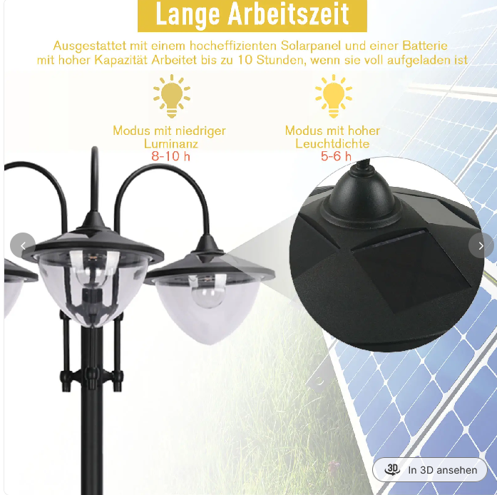 Solarleuchte Gartenlicht