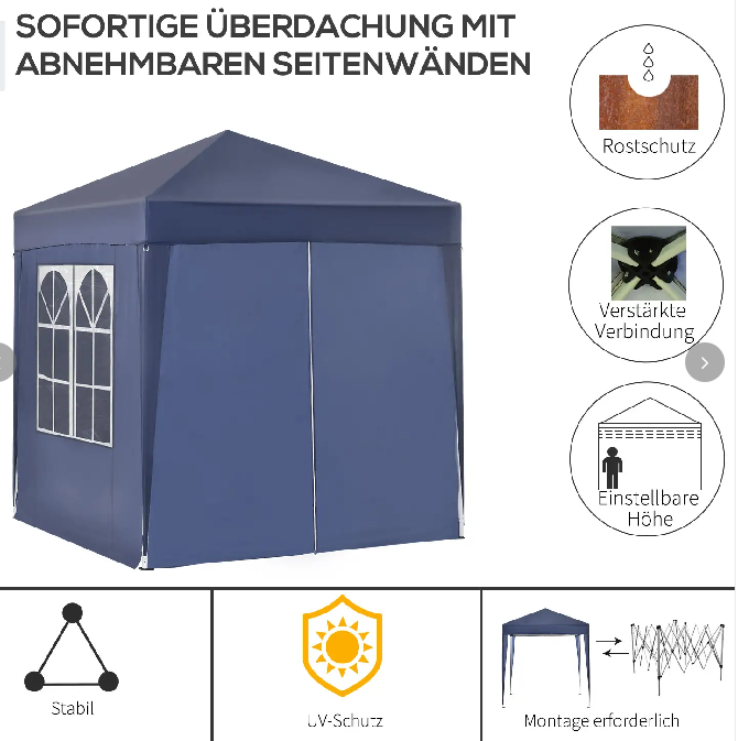 Faltpavillon 2*2