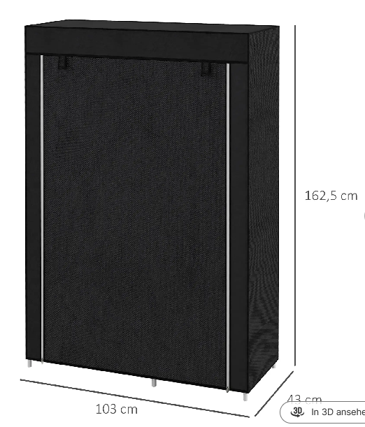 Kleiderschrank Stoffschrank