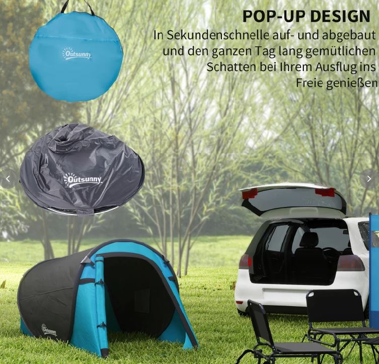 Pop up Zelt für 1-2 Personen