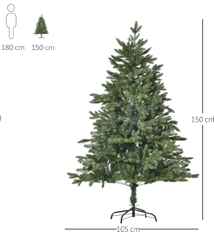 Weihnachtsbaum 1,5 m