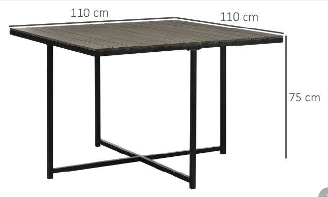 Esstisch in Holzoptik