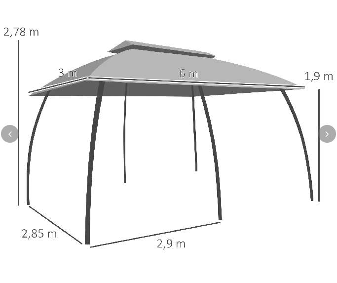 Pavillon Partyzelt
