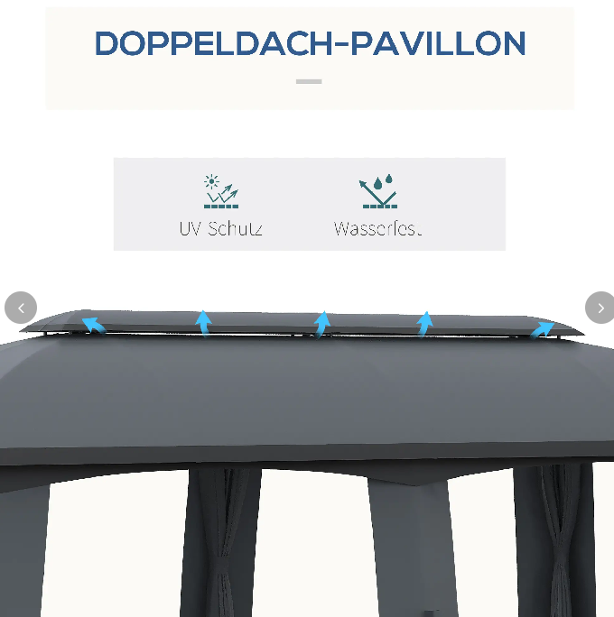 Pavillon Partyzelt