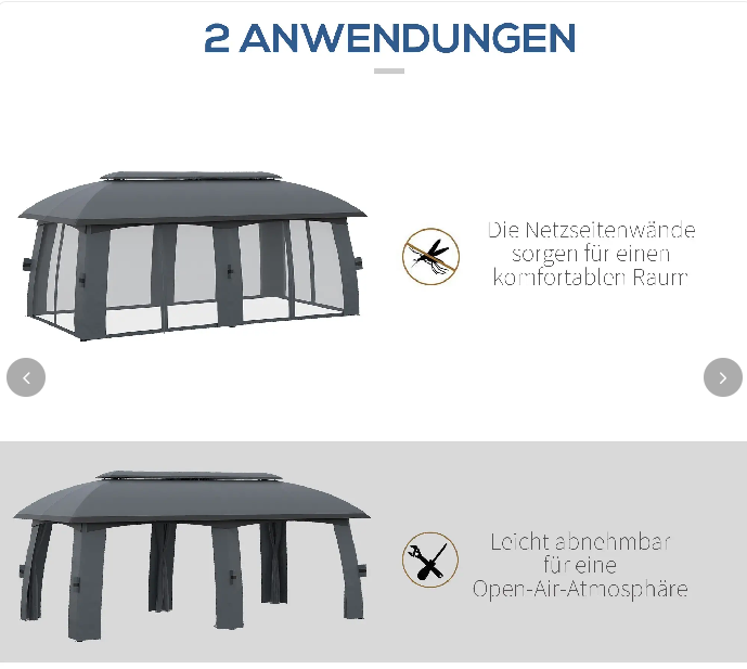 Pavillon Partyzelt