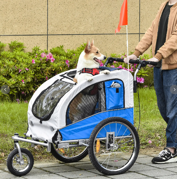 Fahrradanhänger mit Jogger-Funktion